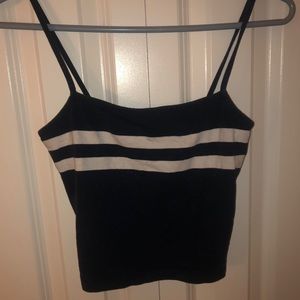 brandy striped tank